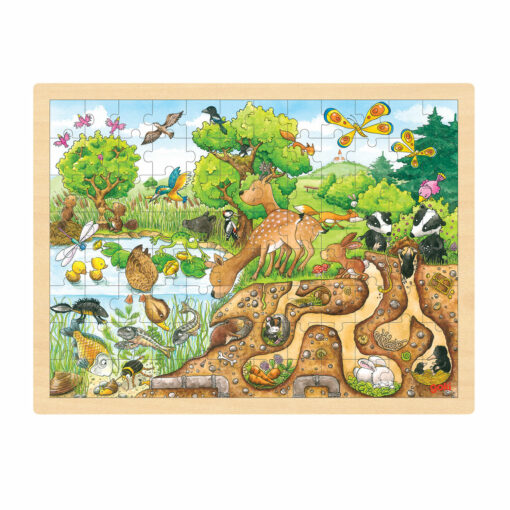 op ontdekking in de natuur puzzel, puzzel goki, educatief, wonderzolder.nl