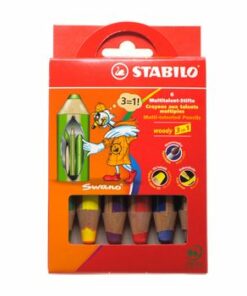 Stabilo- Woody, doos 6 stuks, wonderzolder.nl