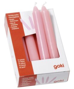 Roze kaarsjes van Goki