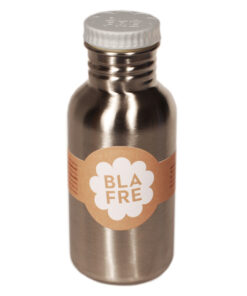 Steel bottle 500 ml Grey van Blafre, drinkfles RVS -wonderzolder.nl