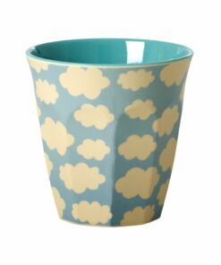 Melamine cup Blue Cloud - blauwe wolken beker -wonderzolder.nl