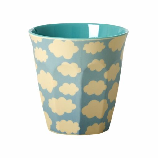 Melamine cup Blue Cloud - blauwe wolken beker -wonderzolder.nl