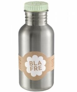 Steel bottle 500 ml Light Green van Blafre, drinkfles RVS -wonderzolder.nl