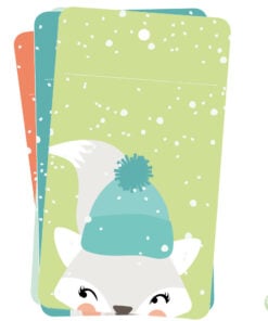 Kerst cadeaulabels Papiergoed, naamkaartjes cadeau -wonderzolder.nl