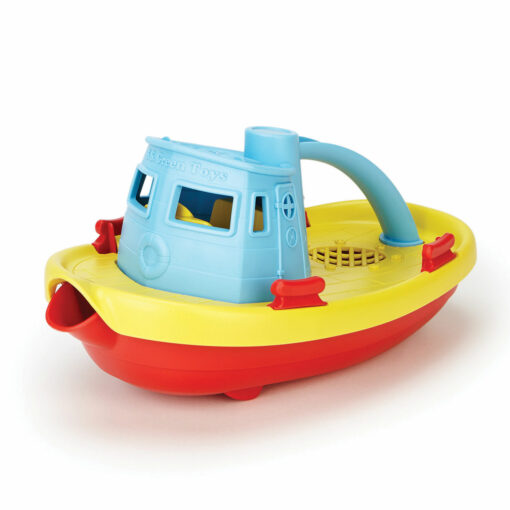 Sleepboot blauw Green Toys -wonderzolder.nl