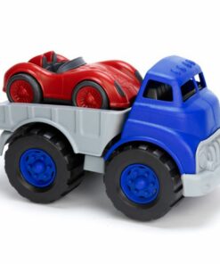 Vrachtwagen met auto Green Toys-wonderzolder.nl