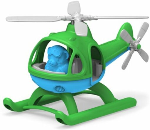 Helikopter Green Toys, vliegen met Green Toys, wonderzolder.nl