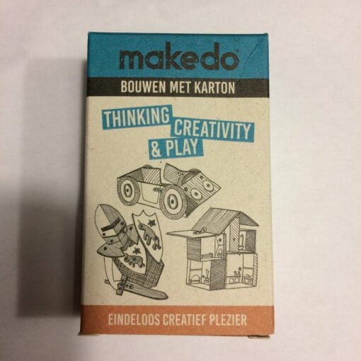 Makedo mini set, startkit, herbruikbaar gereedschap, klein cadeautje, wonderzolder.nl