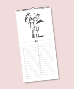 Verjaardagskalender, Irmadammekes, feest, feestkalender, wonderzolder.nl