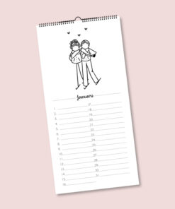 Verjaardagskalender, Irmadammekes, feest, feestkalender, wonderzolder.nl
