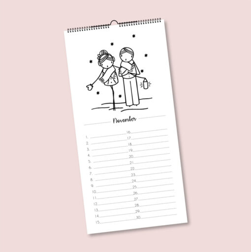 Verjaardagskalender, Irmadammekes, feest, feestkalender, wonderzolder.nl