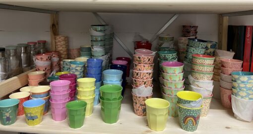 Set bekers RICE small - mystery box, Melamine bekers, RICE Servies, wonderzolder.nl