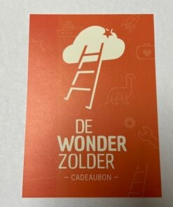 cadeaubon, persoonlijk cadeau, cadeau met code, wonderzolder.nl