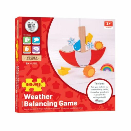 Balans spel bigjigs, balans spel regenboog, bigjigs, wonderzolder.nl