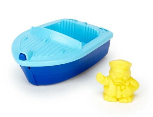 Kleine boot blauw, Green Toys, duurzaam, wonderzolder.nl