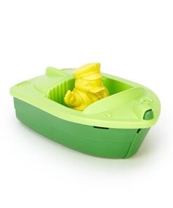 Kleine boot groen, Green Toys, duurzaam, wonderzolder.nl