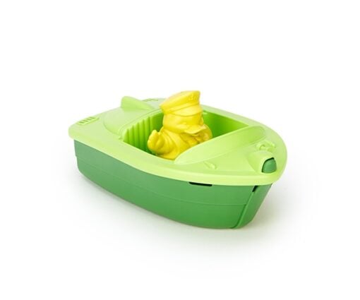 Kleine boot groen, Green Toys, duurzaam, wonderzolder.nl