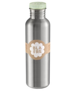 Steel bottle 750 ml light green, blafre, RVS Fles, wonderzolder.nl