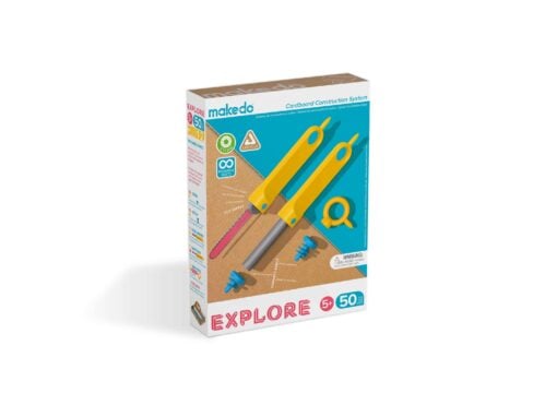 Explore set 5+, makedo, startset makedo, bouwen met karton, wonderzolder.nl