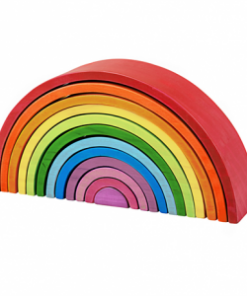 Regenboog groot, bigjigs regenboog, houten regenboog, wonderzolder.nl