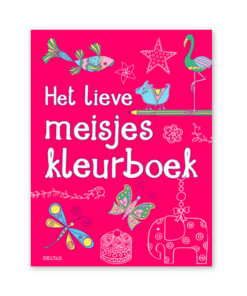 het lieve meisjes kleurboek, kleuren en knutselen, meisjes kleurplaten, deltas, wonderzolder.nl