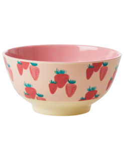 bowl medium strawberry rice wonderzolder