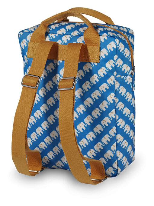 wonderzolder elephant blue rugtas engel punt