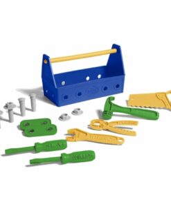 Toolbox blauw, Green Toys, gereedschapskist, green toys gereedschap, wonderzolder.nl