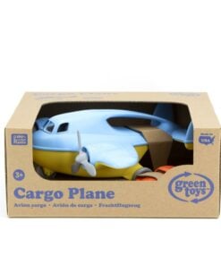 Vliegtuig met auto Green Toys, Green Toys speelgoed, Cargo blue airplane, Cargo blue, wonderzolder.nl