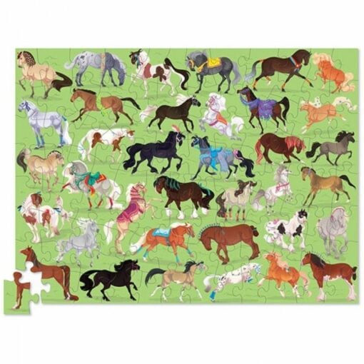 36 paarden puzzel, thirty six puzzle, crocodile creek, paardenliefhebbers, wonderzolder.nl