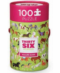 36 paarden puzzel, thirty six puzzle, crocodile creek, paardenliefhebbers, wonderzolder.nl