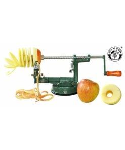 Appelschilmachine, kids at work, Corvus toys, appels schillen, wonderzolder.nl