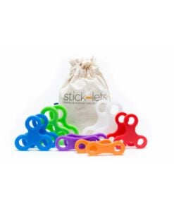 Stick-Lets set van 12 stuks, Sticklets, bouwen, hutten bouwen, wonderzolder.nl