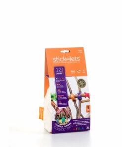 Stick-Lets set van 12 stuks, Sticklets, bouwen, hutten bouwen, wonderzolder.nl