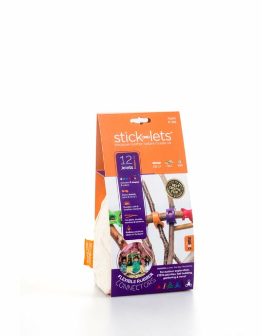 Stick-Lets set van 12 stuks, Sticklets, bouwen, hutten bouwen, wonderzolder.nl