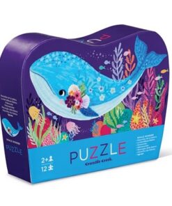 whale wonder puzzel, walvis puzzel, crocodile creek, 12 puzzel stukjes, wonderzolder.nl