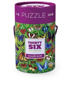 36 vlinder puzzel, thirty six puzzle, crocodile creek, vlinder liefhebbers, wonderzolder.nl