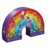 Puzzel regenboog groot, crocodile creek, shaped puzzle, Over the Rainbow, wonderzolder.nl
