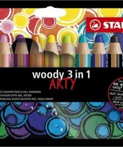 Stabilo,Woody's Arty, doos woody's 10 stuks, stabilo, kleurpotlood, wonderzolder.nl