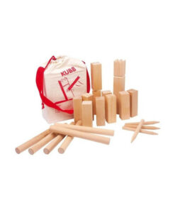 Kubb spel, vinnig spel, koningen, Goki, wonderzolder.nl
