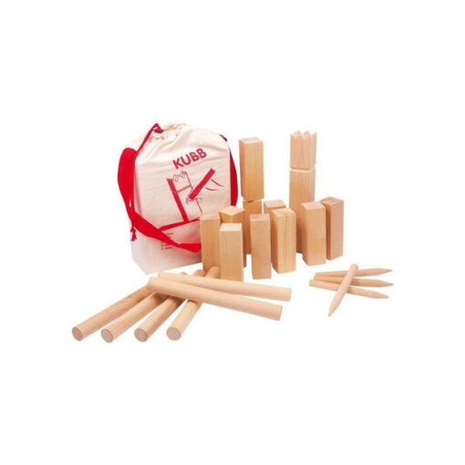 Kubb spel, vinnig spel, koningen, Goki, wonderzolder.nl