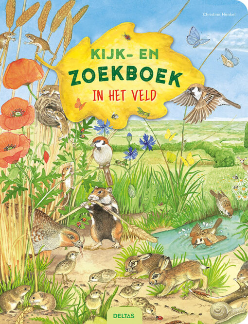 kijk en zoekboek in het veld, delta zoekboek, velddieren, wonderzolder.nl