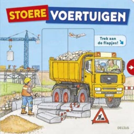 stoere voertuigen boek, zoekboek, voertuigen, deltas, wonderzolder.nl