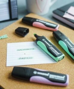 Greenboss pastelset, GREEN BOSS, duurzaam, markeerstift, neon markeerstift, stabilo, wonderzolder.nl