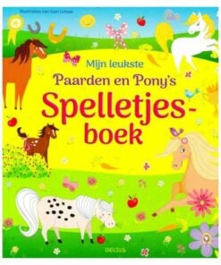 Mijn leukste paarden en pony's spelletjesboek, kleurboek, deltas, wonderzolder.nl