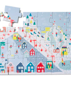 Advent puzzel wintersport, engelpunt, advent kalender, Kerst, wintersport, wonderzolder.nl