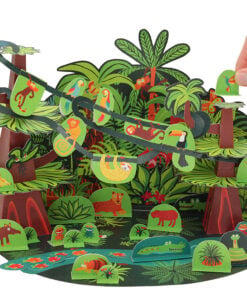 tropical forest, paper toys, pukaca, papier, knutselen, tropisch regenwoud, wonderzolder.nl