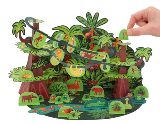 tropical forest, paper toys, pukaca, papier, knutselen, tropisch regenwoud, wonderzolder.nl