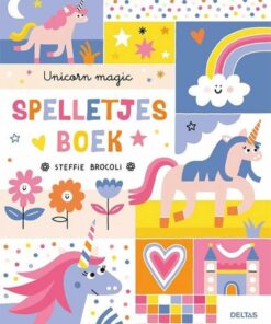 unicorn Magic spelletjesboek, spelletjes, eenhoorn, Steffie Brocoli, wonderzolder.nl