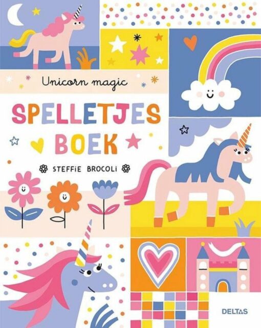 unicorn Magic spelletjesboek, spelletjes, eenhoorn, Steffie Brocoli, wonderzolder.nl